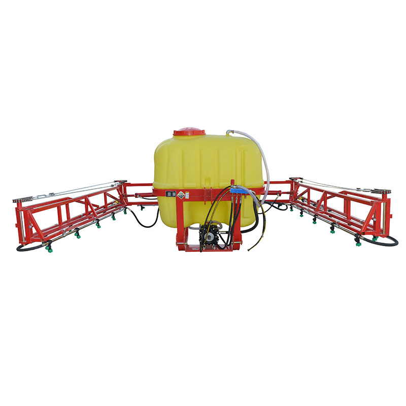 Penyemprotan tractor boom hidrolik